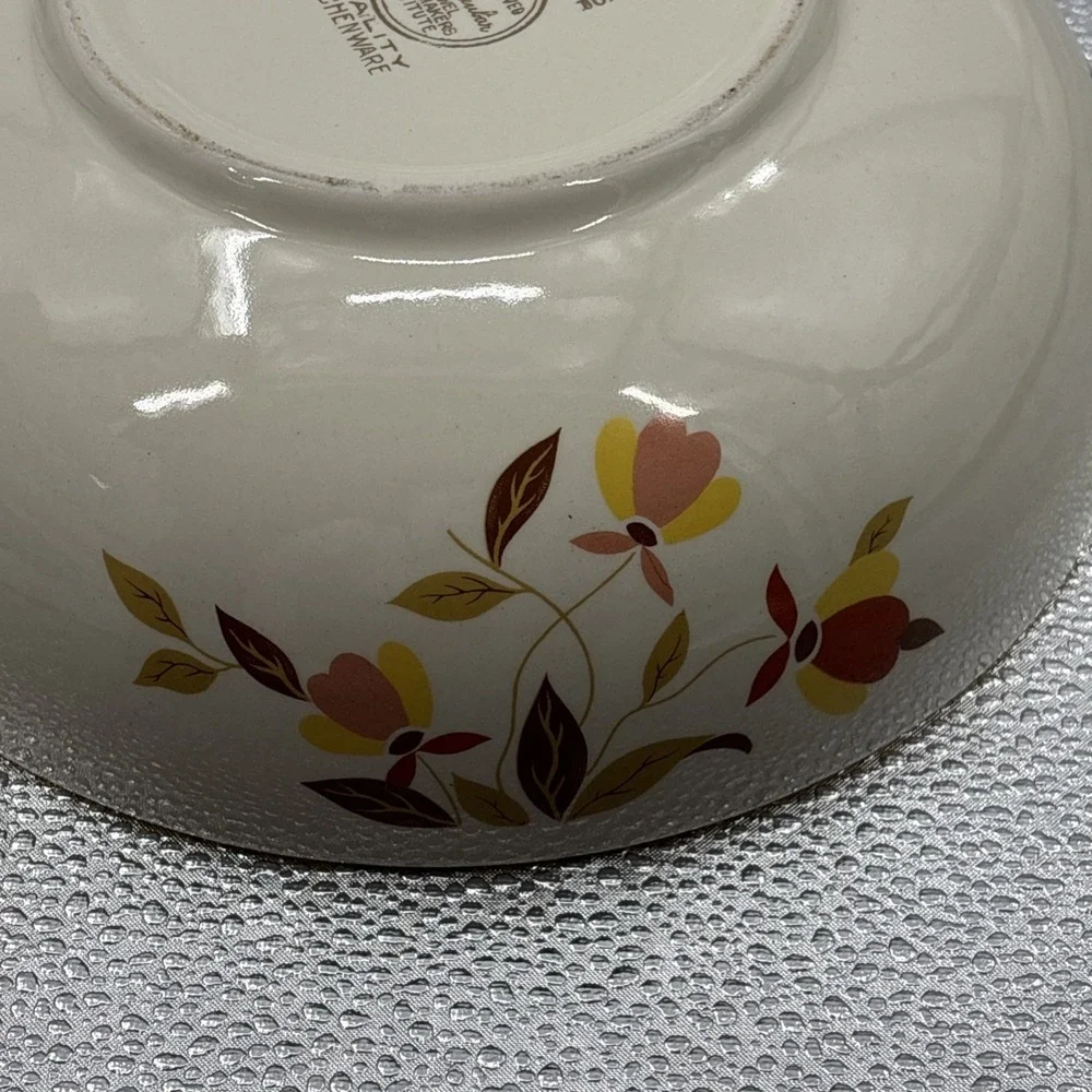 Vintage Hall's Superior Kitchen Ware AUTUMN‎ LEAF 9